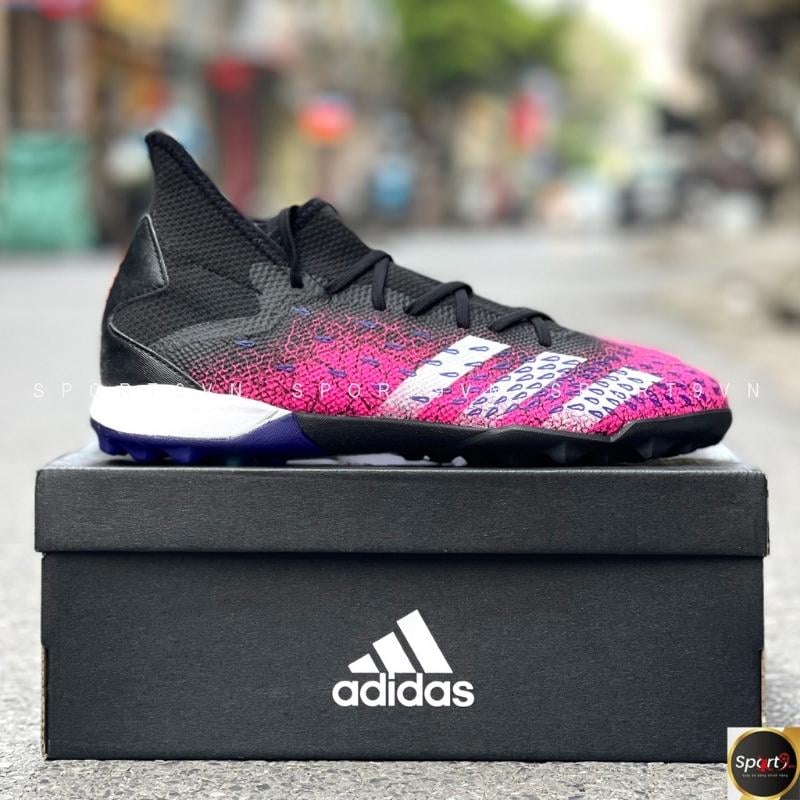 Giày đá bóng adidas Predator Freak .3 TF Superspectral - Đen/Trắng/Hồng - FW7517